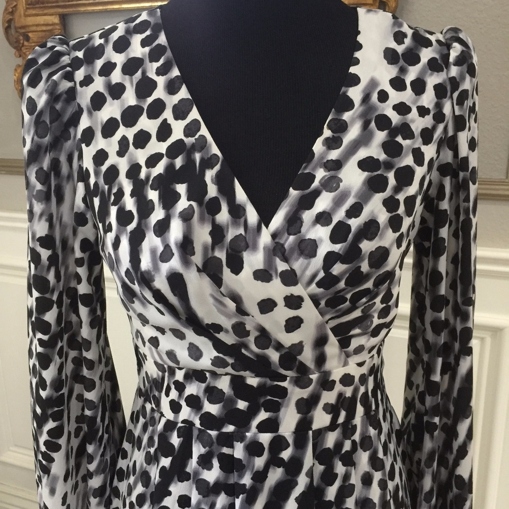 Eliza J Formal Long Sleeve Maxi Dress Size 6
